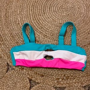 Walmart brand swim top, small